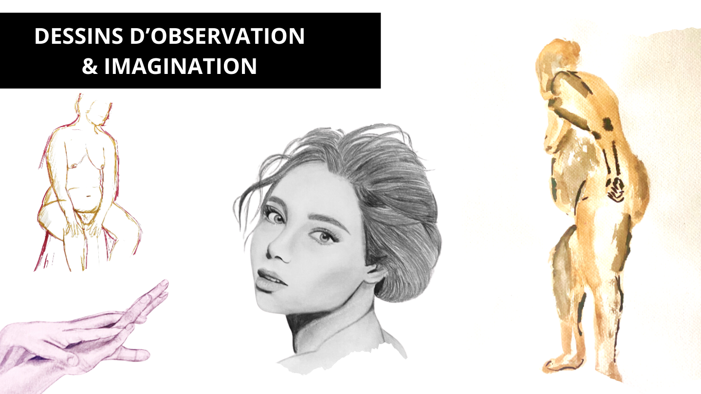 DESSINS D'OBSERVATION & IMAGINATION